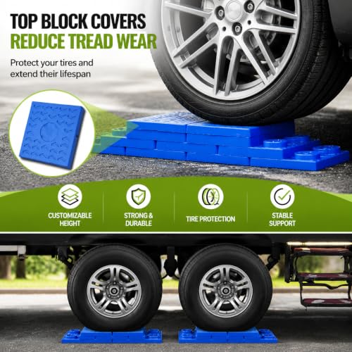RVMATE 12 Pack RV Leveling Blocks