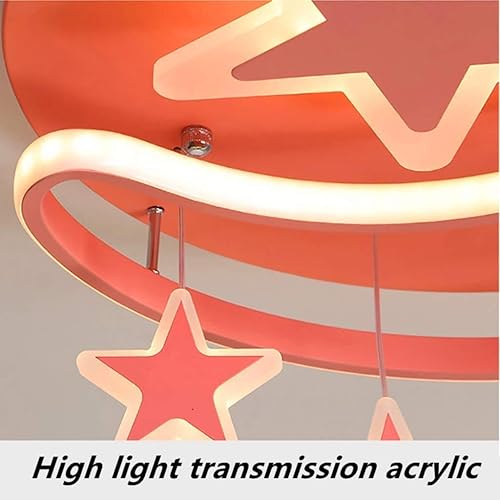 Miniatura 8 de NERDOH Xingyue - Lámpara de techo LED para bebé lámpara de techo moderna regulable para habitación de niños lámpara de techo de acrílico cálida