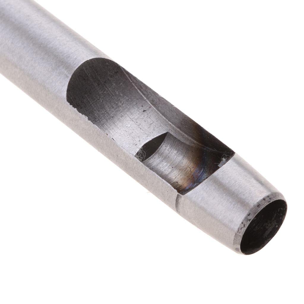 Juego de Punzones Circulares Huecos de Acero de Calidad para Trabajos en Cuero - 13 Mm, 5 piezas