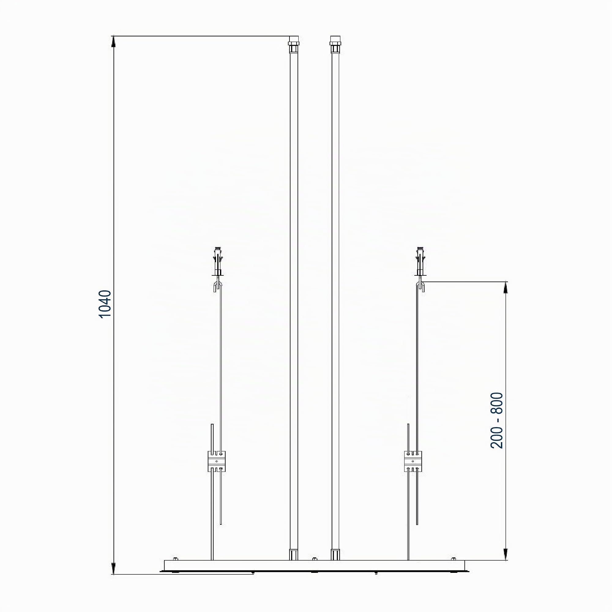 Soffione doccia con effetto-pioggia e cascata, installazione a soffitto- DPG 5017, 70 x 38cm