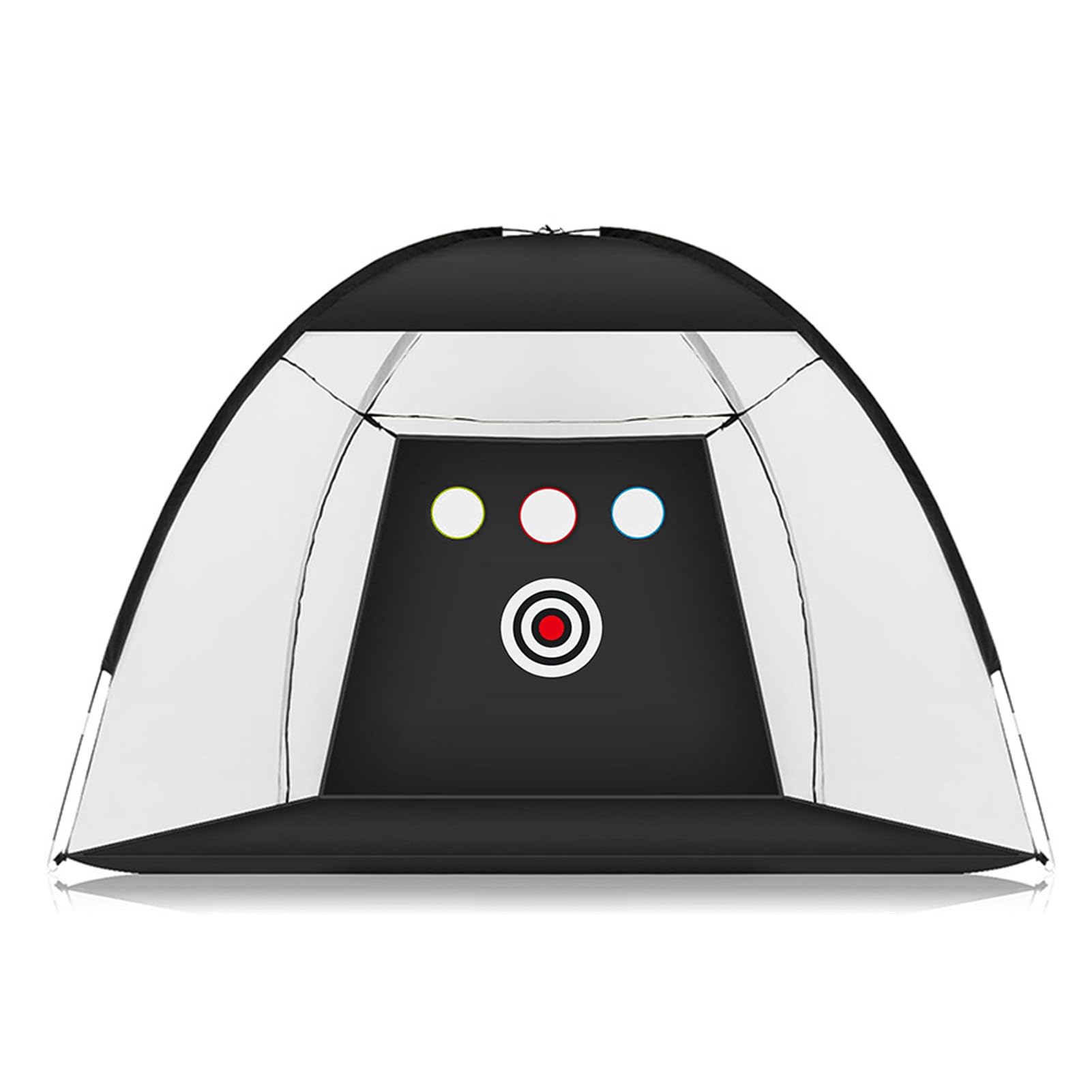Red de Entrenamiento de Swing de Portátil, Juego de Red de Malla Resistente de 10 Pies con Tapete de Práctica, Ideal para Patio Trasero y Viajes