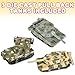 ArtCreativity 6” Long Pull Back Metal Tank Toys, Set of 3, Diecast Military Vehicles, Camouflage Colors, Army Toys for Boys & Girls, Fun Party Favors, Classroom Prizes, Gifts for Kids