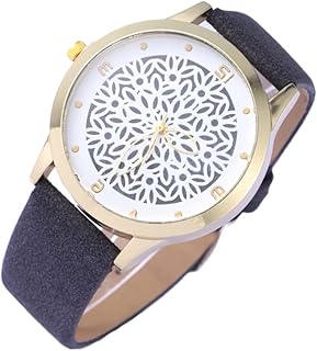 Relógio preto relógio feminino relógio elegante relógio feminino relógio feminino relógio de couro preto relógio para mulheres fóssil oco feminino relógio preto, Preto, Size 1, centímetro