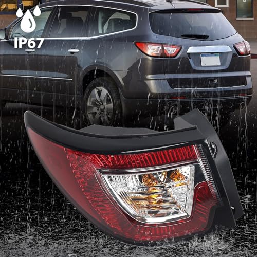 Image of FIONE Tail lights assembly for Chevy Traverse 2013 2014 2015 2016 2017 Outer Right Passenger Side Rear Tail Light Halogen Taillight 84266020 23301757 GM2805112