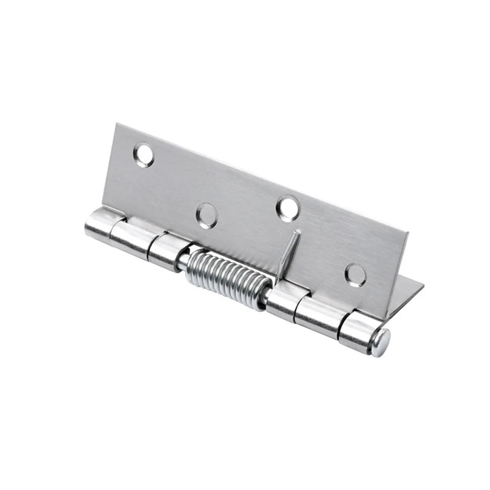 Wsqhao One Color 6Pcs Self Closing Spring Hinges Stainless Steel Hinge With Screws Diy Hardware For Door Cabinet For Doors(4 Inch)