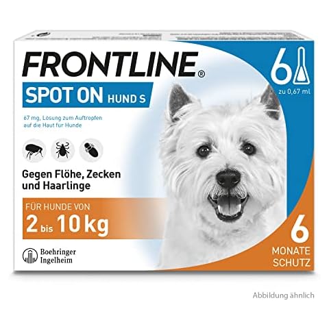 FRONTLINE SPOT ON gegen Zecken und Flöhe bei Hunden 6 Stk. (2-10kg) Cover