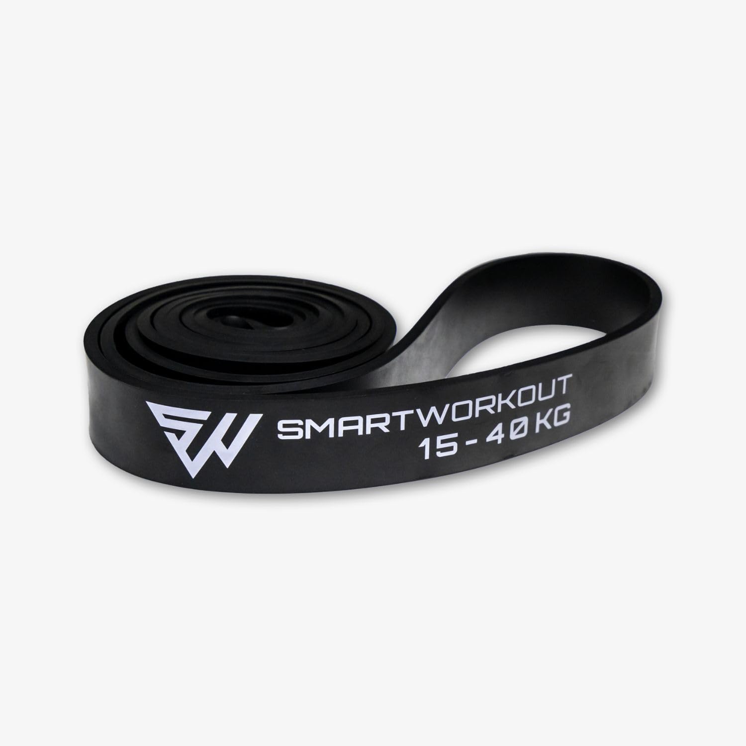 SmartWorkout - Pack de 3 Bandes de Résistance en Latex Naturel - Élastiques de Musculation, Fitness, Yoga, Pilate - 3 Résistances de 5kg à 40kg
