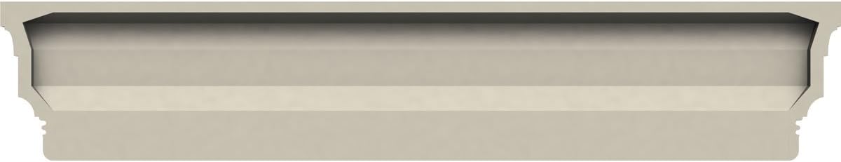 One-Day Sale: Up to 40% Off Ekena Millwork CRH12X33ST 33 Bottom 38 3/4 Top Width x 11 7/8 H x 5/8 P Standard Crosshead, Width Width, Factory Primed White
