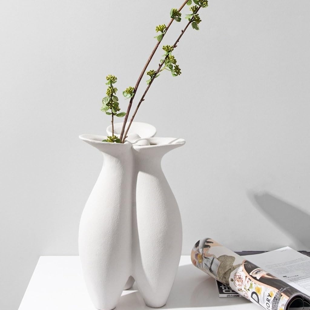 鉢専門店】onajimiのシンプルな白色の室内用植木鉢 陶器｜にんじんさん丸