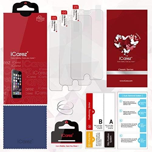 iCarez HD Clear Screen Protector for iPhone SE 2020 iPhone 8 iPhone 6 /6S iPhone 7 4.7-inches,3-Pack Not Glass