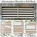 TIESOME 125 Pcs Pieces Repair Plantation Shutters Tool Set Plantation Shutter Louvers Staples Replacement Repair Pins for Windows Tools Supplies (Mixed Sizes)