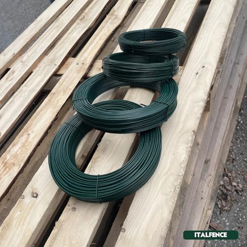 Miniatura 6 de Italfence - Alambre De Hierro Plastificado Verde Para Cercados, 100 Metros Disponibles Varios Diámetros Ø3,20mm