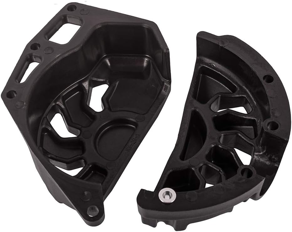 Motorcycle Engine Case Guard Falling Protection Nylon Engine Protective Cover Set Compatible with Duke 390/RC390 2016-2020 for Svartpilen/Vitpilen 401 2019-2020 (Black)