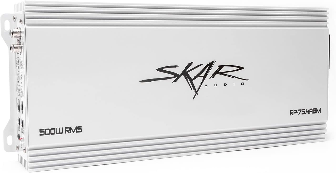 RP-75.4ABM 500 Watt Full-Range Class A/B 4-Channel Marine Amplifier