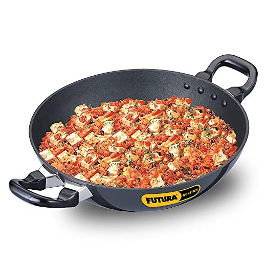HAWKINS Futura Non-Stick Kadhai Diepbakpan Zwart 2,5 l