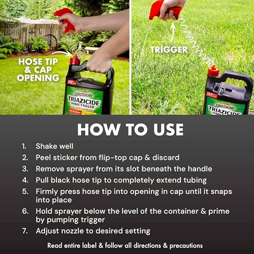 Image of Spectracide Triazicide Insect Killer For Lawns & Landscapes, Ready-to-Use, 1-Gallon, 4-Pack