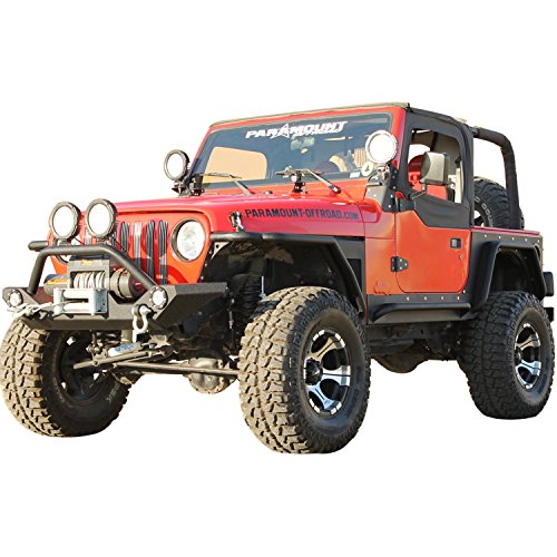 Paramount Automotive Restyling 51-0043 Black Corner Guard (Jeep Wrangler Tj) #TOP6