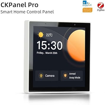 Smart Home Control Panel, Smart Scene Wall Switch, for Smart Life Integrated Control Panel Supports Bi-directional Synchronisation with HA