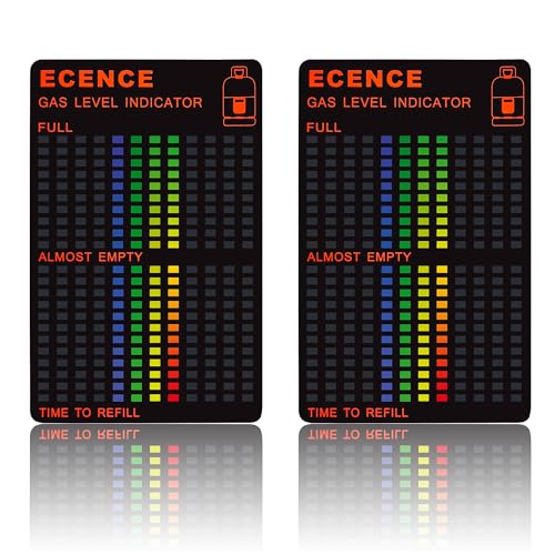 ECENCE 2x Magnético Gas Indicador De Nivel Para Gas Combustible Tanque Propano Butano LPG