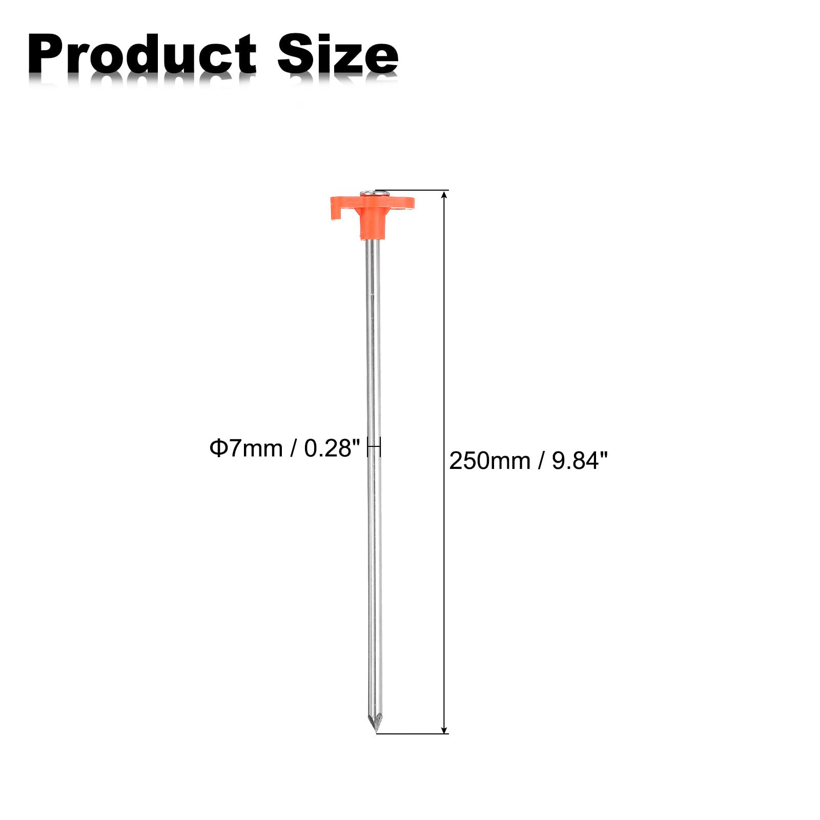 HARFINGTON 20pcs Tent Stakes 9.84
