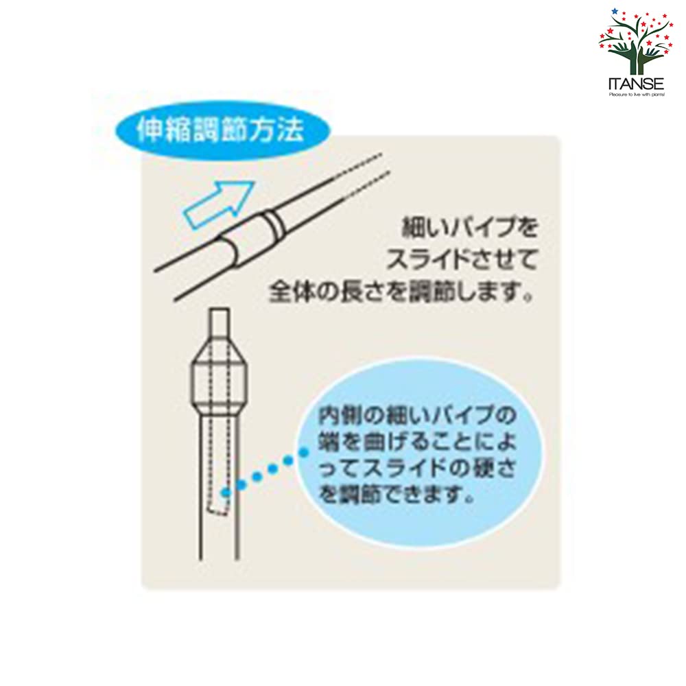 伸縮用支柱 のびっ子 Sサイズ5本入 植物用支柱　30袋入り Amazon.co.jp: ITANSE 伸縮用支柱 のびっ子 Sサイズ5本入 1個