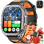 Joautrial Reloj Inteligente Hombre GPS, 2,13" AMOL...: 【GPS incorporado y Linterna led】 Este reloj inteligente para hombres tiene GPS incorporado, que puede soportar el posicionamiento conjunto de glonass, Beidou y otros sistemas al mismo tiempo, y puede rastrear con precisión la trayectoria deportiva du...