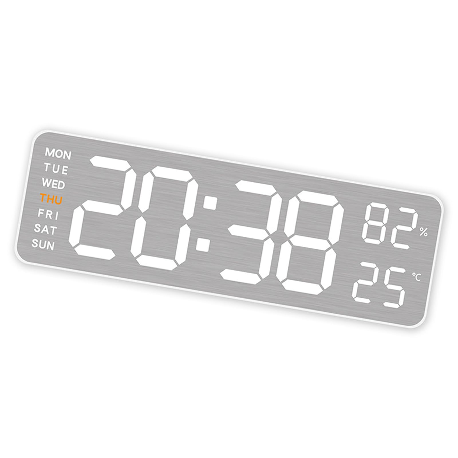 Msioytog Large Screen Digital Alarm Clock with Date Display and Snoozes Feature for Modern Digital Alarm Clock