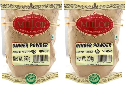 Image of Miltop Dry Ginger Powder-Sunth, 250g (Pack of 2)