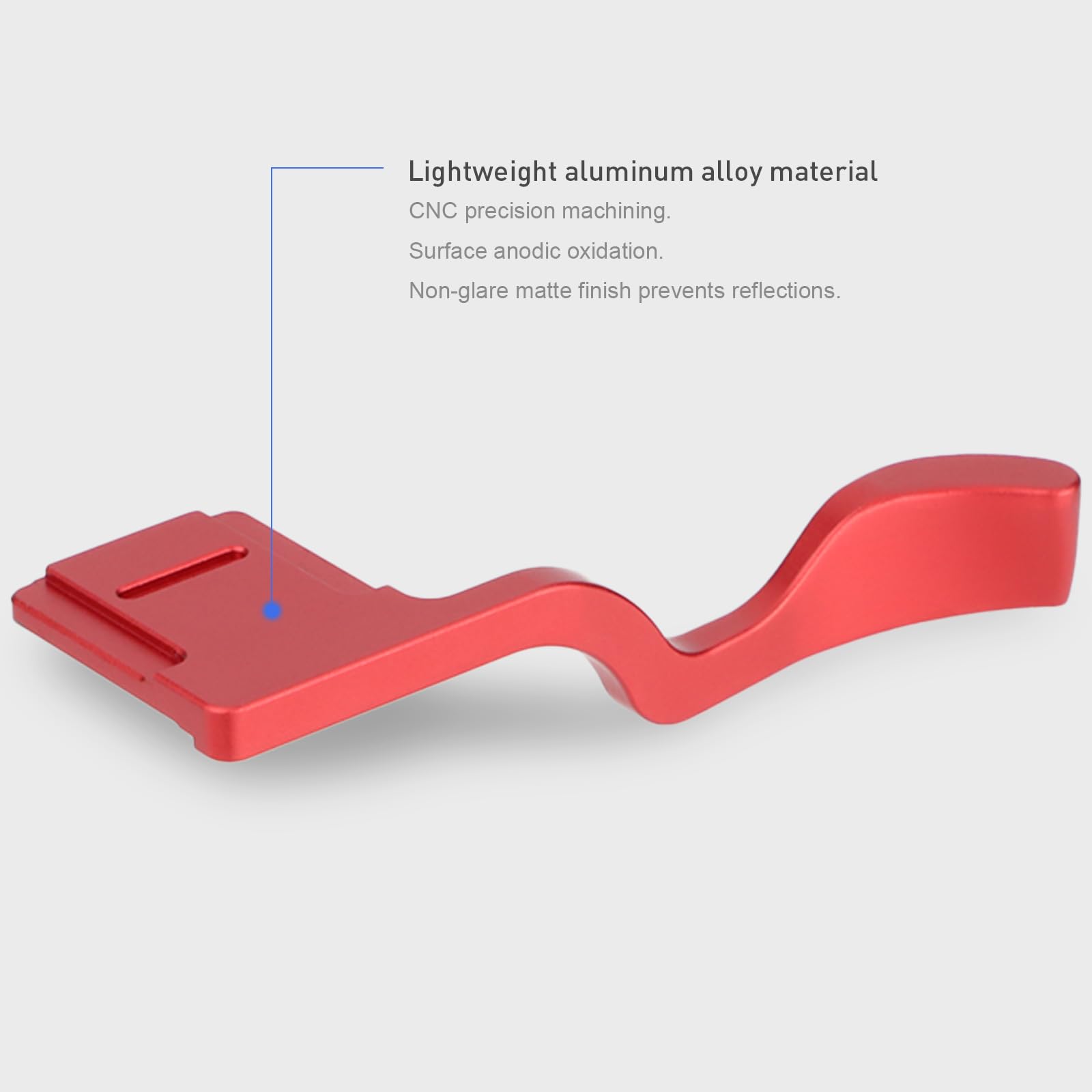 Amazon.com : Haoge Thumb Up Rest Hand Grip for Fujifilm XT5 (Red