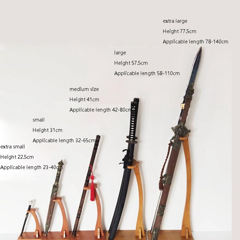Espositore verticale per spada da samurai, katana talanto, supporto per armi per flauto