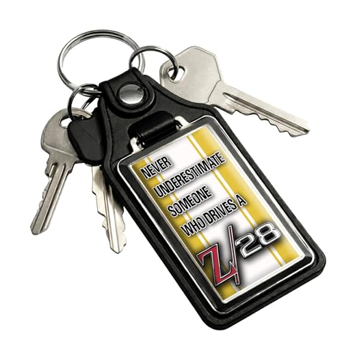 Image of Brotherhood Car Key Chain for Camaro - Classic Models Keychain for Men and Women Gift Key Ring - -