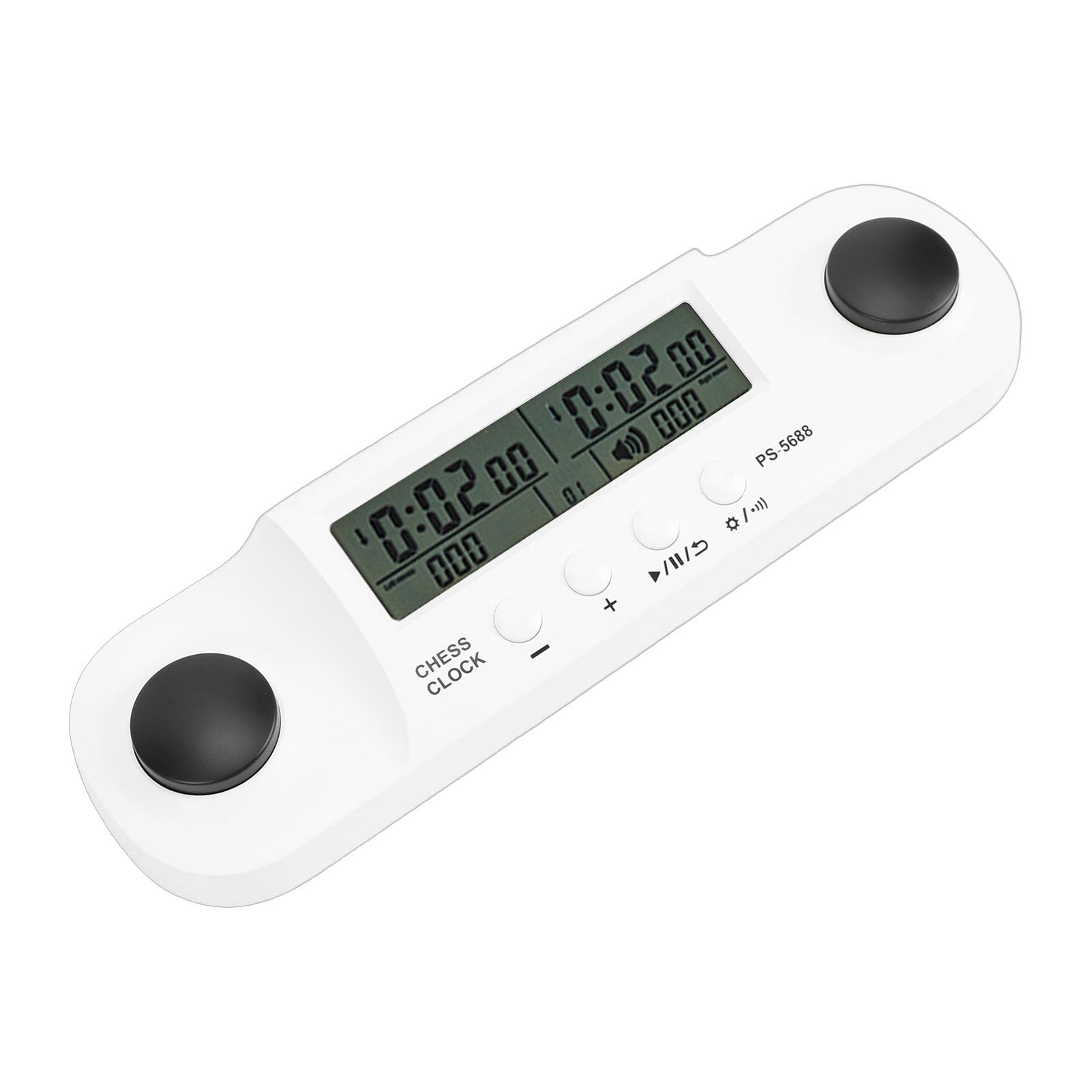 Orologio a scacchi, timer portatile con display HD per concorsi di scacchi cinesi internazionali (bianco)