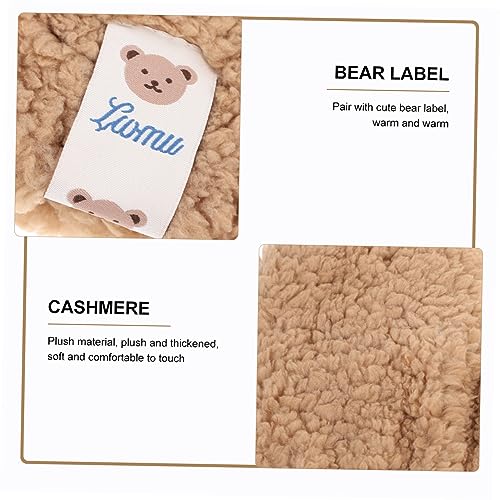 Cartoon Plush Winter Gloves for Girls Thickened Fleece Mittens Adorable Animal Motif Warm and Comfortable for Boys and Girls Outdoor Activities in Cold Weather3