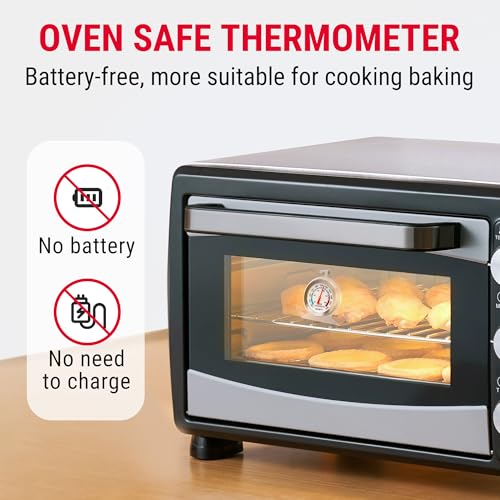 Image of TempPro 3-Pack Oven Thermometer for Gas Oven with 431 Stainless Steel