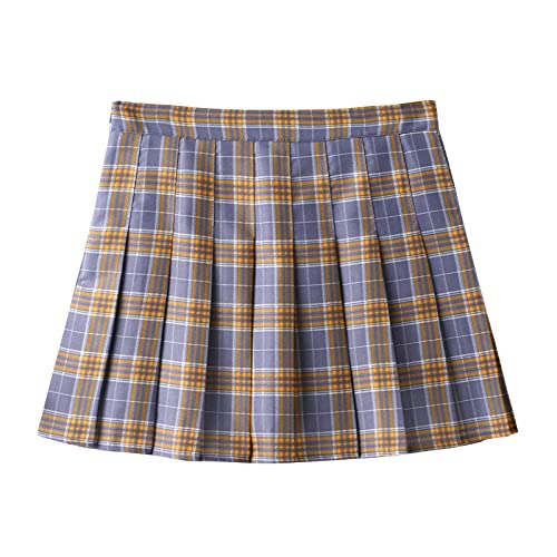 Rock Damen Kurz Damen-Culottes in A-Linie mit hoher Taille, kurzer Rock,...