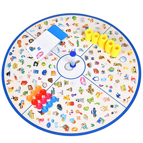 Preisvergleich Produktbild BUYGOO Brettspiel Kleine Detektiv Kartenspiel Tischspiel, Gedächtnisspiele für Kinder Familien Party, Bilder Matching Spiele Strategische Lernspielzeug für Kinder Jungen Mädchen