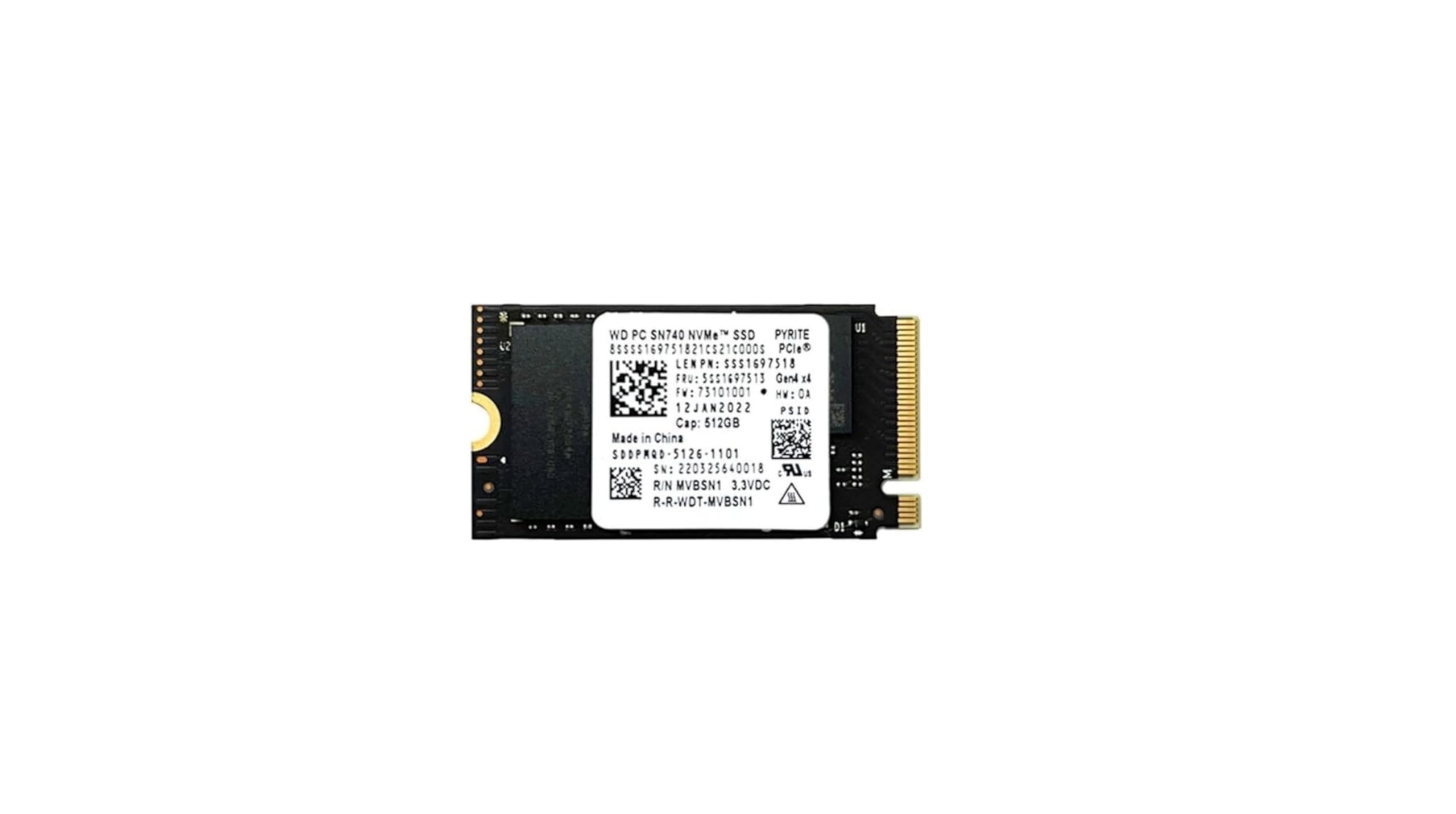 Amazon.com: Oemgenuine WDC SN740 512GB M.2 2242 PCI-e 4.0 Gen