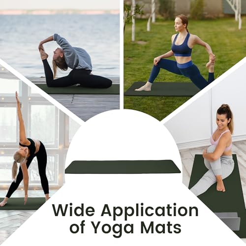 Image of BalanceFrom GoYoga All-Purpose 1 /2-Inch Extra Thick High Density Anti-Tear Exercise Yoga Mat with Carrying Strap