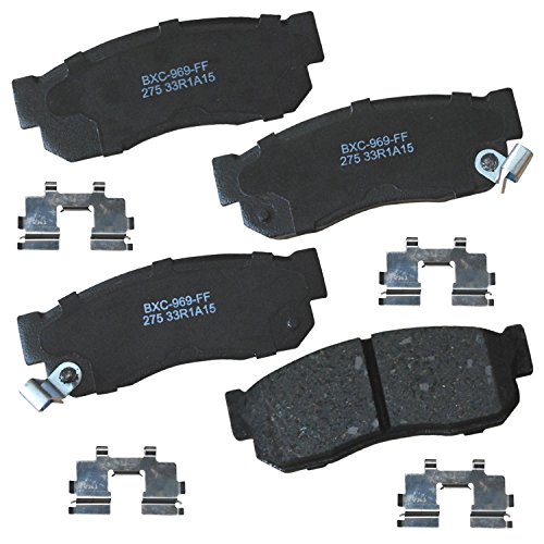 Image of Bendix Premium SBC275 Ceramic Front Brake Pads for Datsun Samurai 1984, Nissan Hikari 1992-1988, Pulsar NX 1984-1983, Pulsar NX 1990-1986, Samurai 1987-1985, Sentra 1990-1984