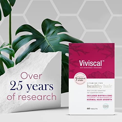 Viviscal Hair Growth Supplement for Women, 60 Tablets, with Biotin, Zinc & Marine Protein Complex AminoMar C, Supports Healthy Hair Growth, 1 month supply - Image 5