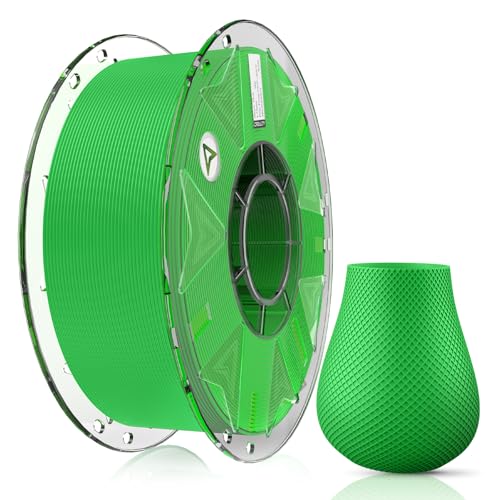 Creality PLA-Filament, Hyper PLA RFID 3D-Druckerfilament, hohe Geschwindigkeit 30–600 mm/s, 1 kg (2,2 lbs) Spulenfilament unterstützt CFS, passend für K2 Plus Combo und die meisten 3D-Drucker, grün Creality PLA-Filament, Hyper PLA RFID 3D-Druckerfilament, hohe Geschwindigkeit 30–600 mm/s, 1 kg (2,2 lbs) Spulenfilament unterstützt CFS, passend für K2 Plus Combo und die meisten 3D-Drucker, grün