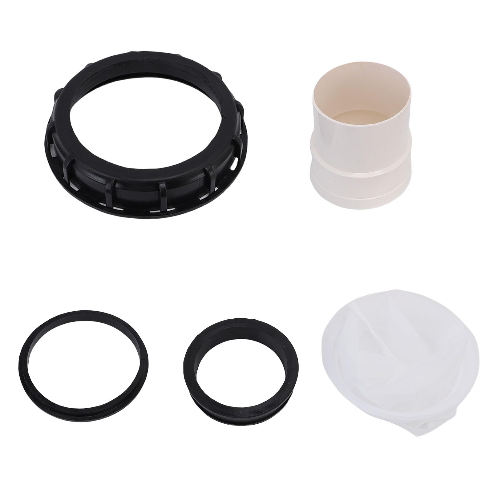 Rengue Filtro con Coperchio IBC, con Filtro Lavabile in Nylon per Orticoltura e Lavorazione Alimentare, con Coperchio IBC con Tappo da 163 Mm, Copertura Durevole del Serbatoio dell'acqua Piovana per