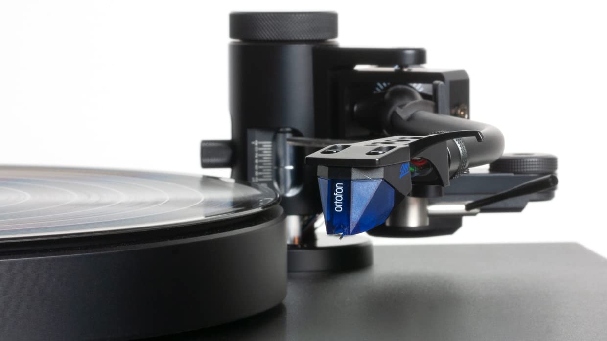 Music Hall Stealth 3-Speed Direct-Drive Audiophile Turntable with a Unique Multi-Layer Plinth Design | Pre-Mounted Ortofon 2M Blue Cartridge | 9" S-Shape Tonearm w/Detachable Headshell | - Image 6