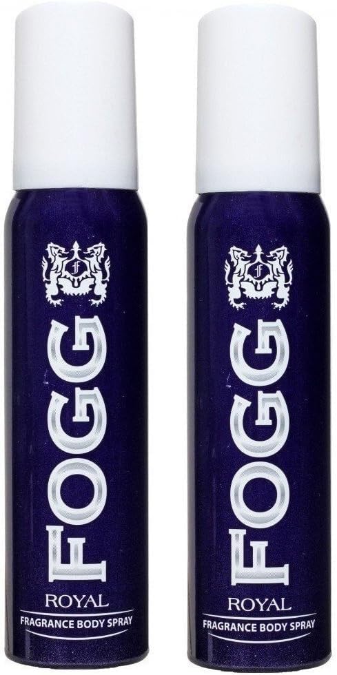 GOODNESS UAEFogg ROYAL Body Spray For Men 120ml (Pack of 2)
