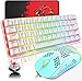 UK Layout Mechanische Spieletastatur RGB 14 Hintergrundbeleuchtungseffekte Mini 62 Tasten Kabel Typ C + Leichtes RGB 6400DPI Wabenmaus + Mauspad Kompatibel mit PS4, Xbox, PC, Laptop, MAC As You günstig Kaufen-UK Layout Mechanische Spieletastatur RGB 14 Hintergrundbeleuchtungseffekte Mini 62 Tasten Kabel Typ C + Leichtes RGB 6400DPI Wabenmaus + Mauspad Kompatibel mit PS4, Xbox, PC, Laptop, MAC