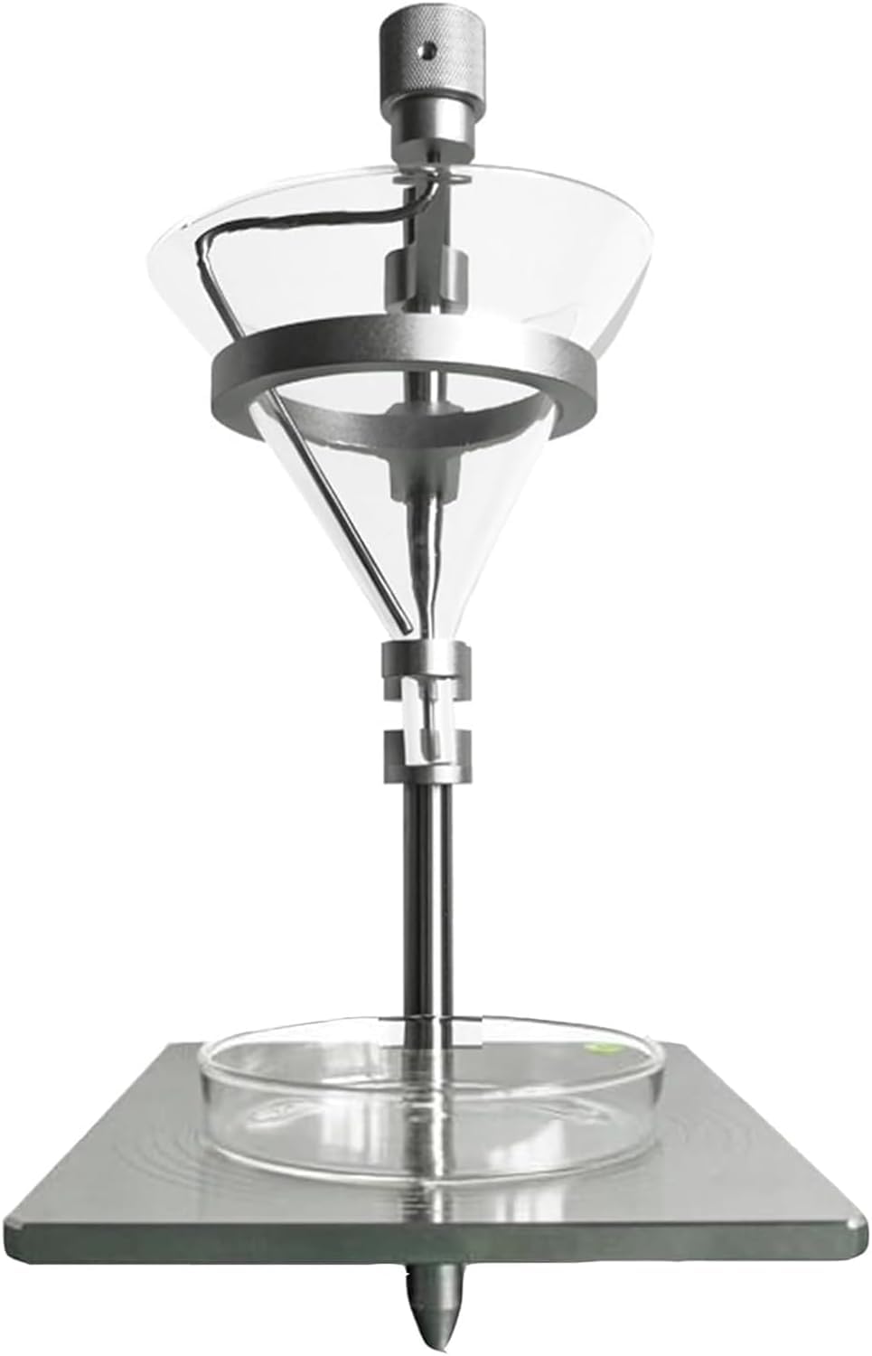 Ruhewinkel-Prüfgerät, Partikel-Pulver-Tensid-Fließfähigkeitsprüfer Für Medizinisches Pulver, Glasbehälter Mit 100 Mm Durchmesser, Geeignet Zur Messung Des Ruhewinkels Von Tensidpulvern Und -partikeln
