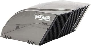 FANMATE 00-955003 Fan/Vent Cover with EZ Clip Hardware, Constant Airflow, Super Tough, Smoke