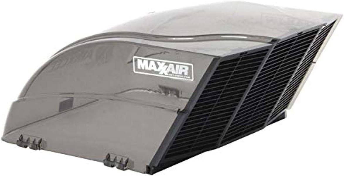 FANMATE 00-955003 Fan/Vent Cover with EZ Clip Hardware, Constant Airflow, Super Tough, Smoke