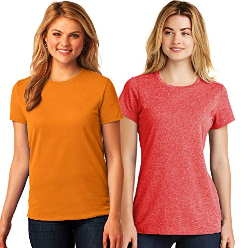 Buy ADIMA Women's Solid Regular Fit Half Sleeve Round Neck TShirt