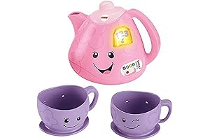 Fisher-Price Laugh & Learn Sweet Manners Tea Set Interactive Educational Toy with...